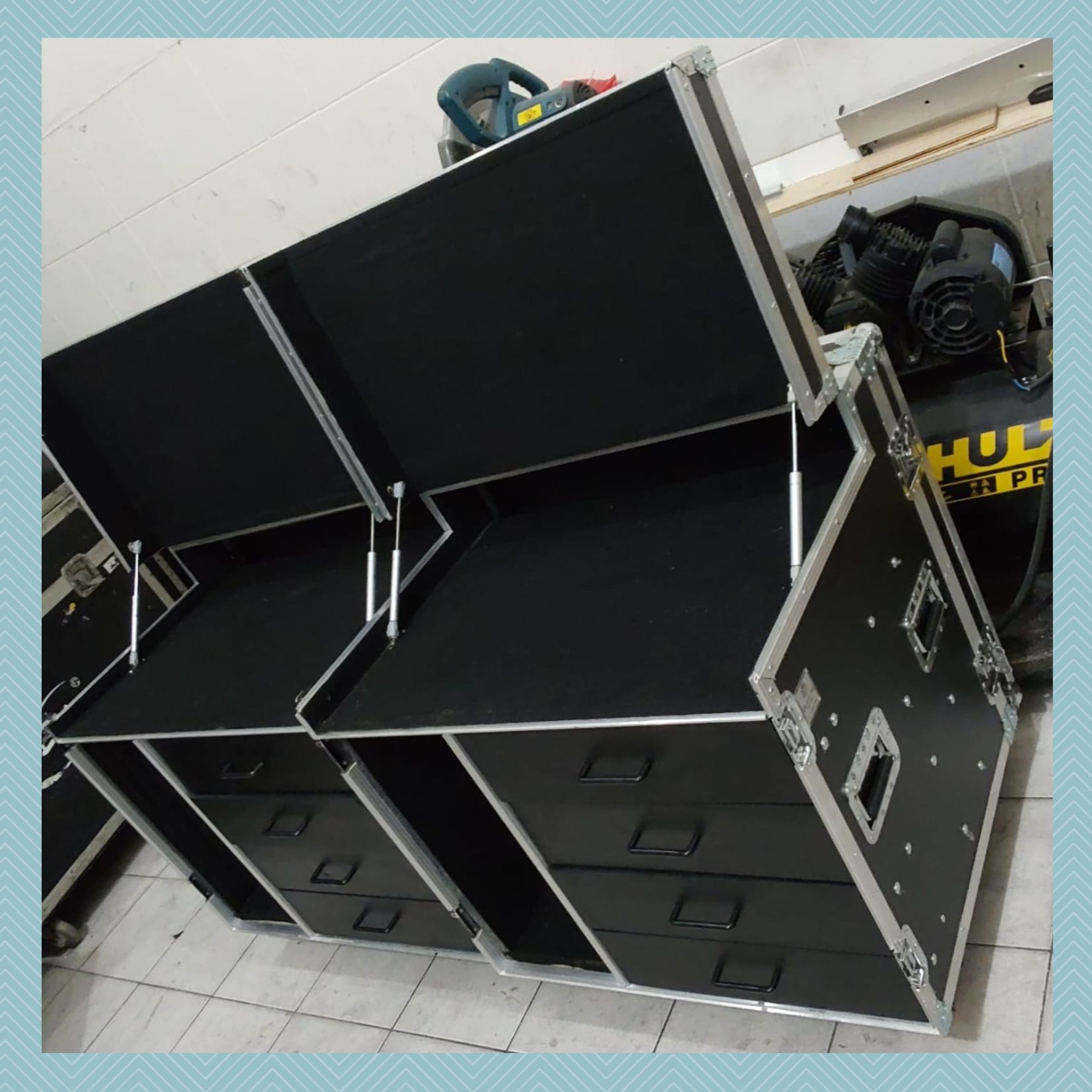 Flight Case para painel de led new star case