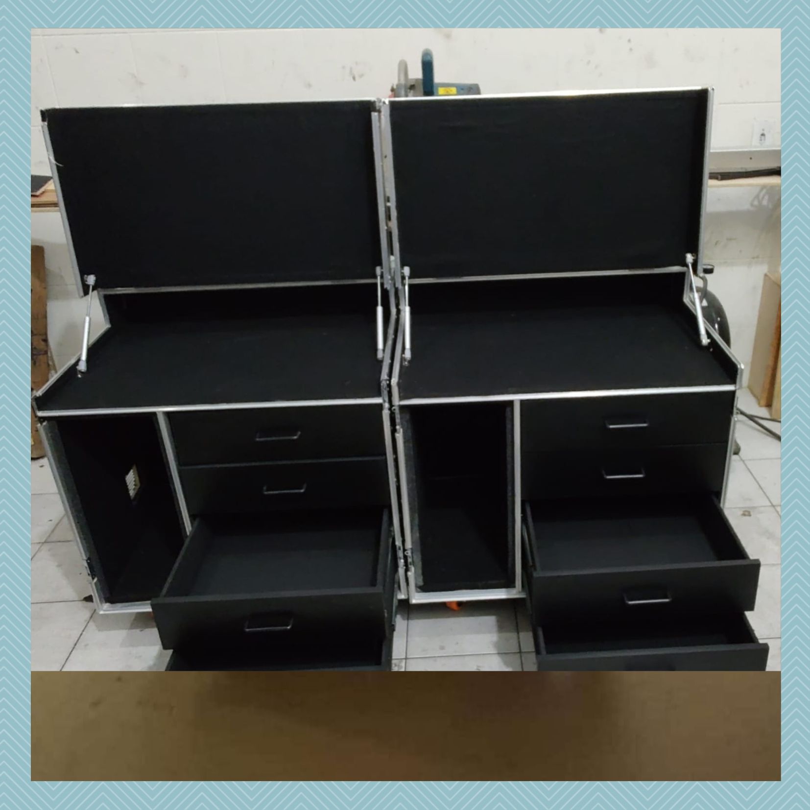 case hard flight painel de led new star case