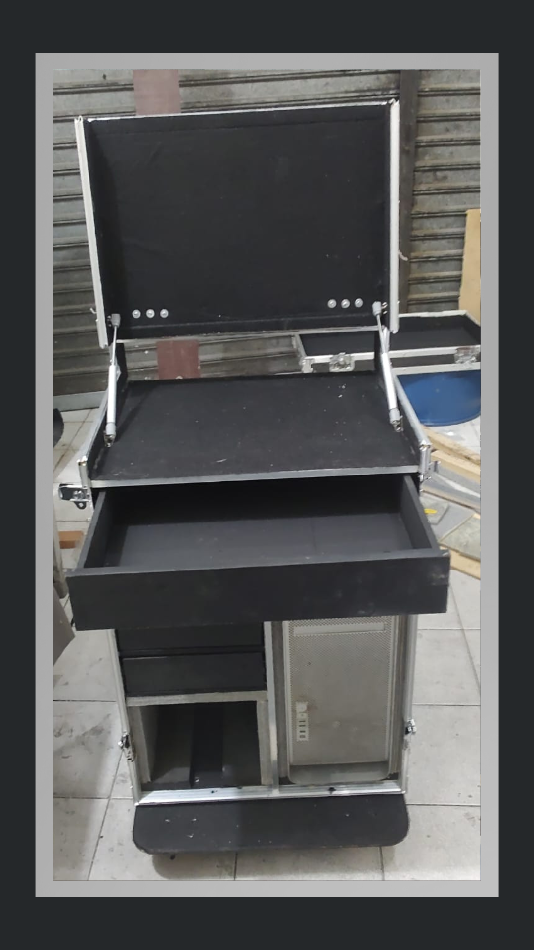 base movel hard case painel de led new star case